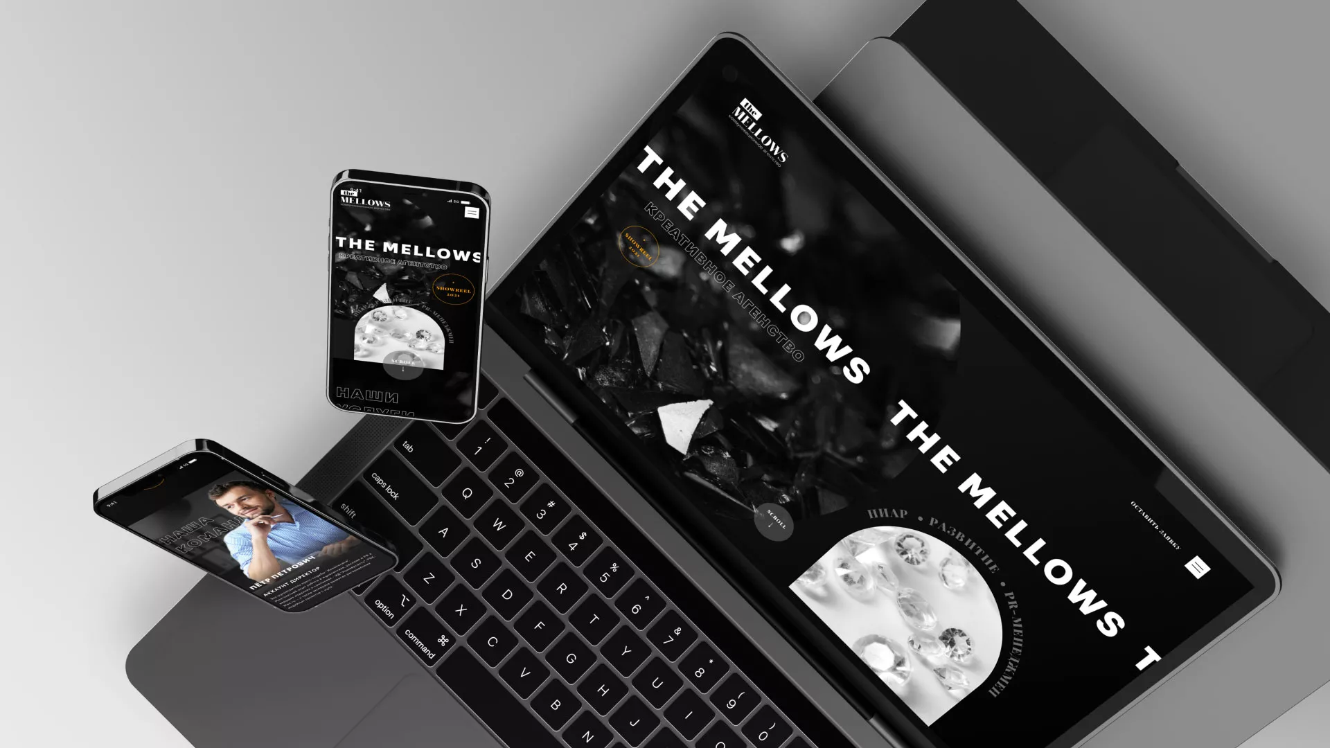 Разработка сайта креативного агентства «The Mellows» в Ивантеевке