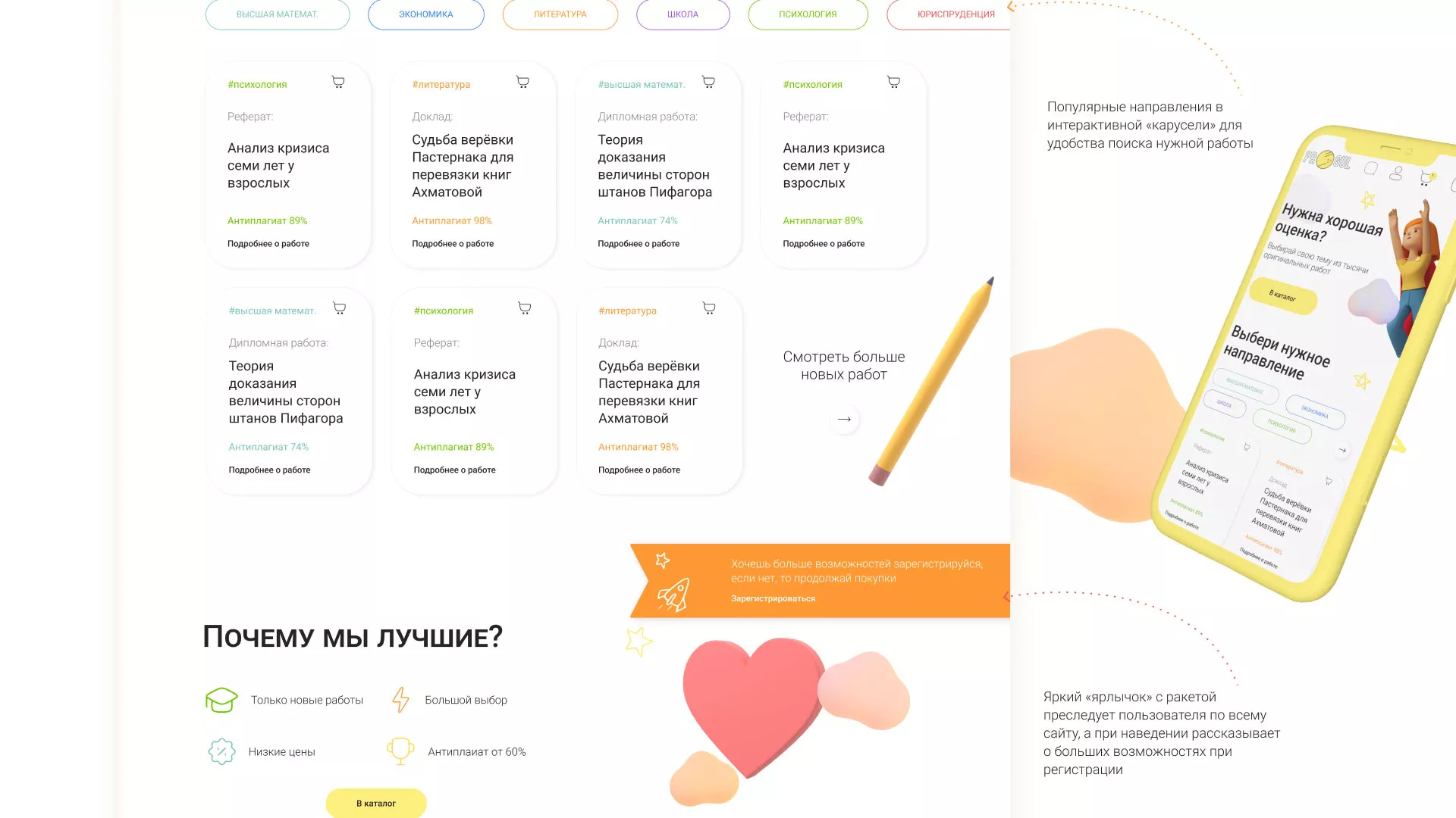 Создание онлайн-сервиса в Ивантеевке по рефератам и курсовым работам