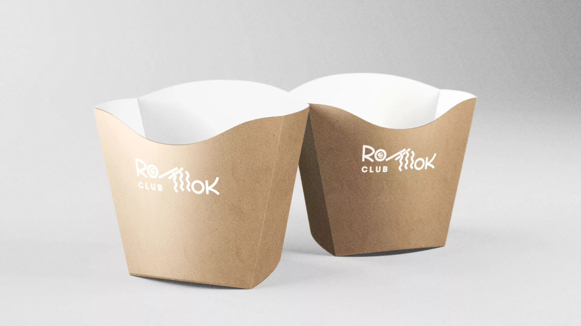 Создание логотипа суши-бара «Roll Wok Club» в Ивантеевке