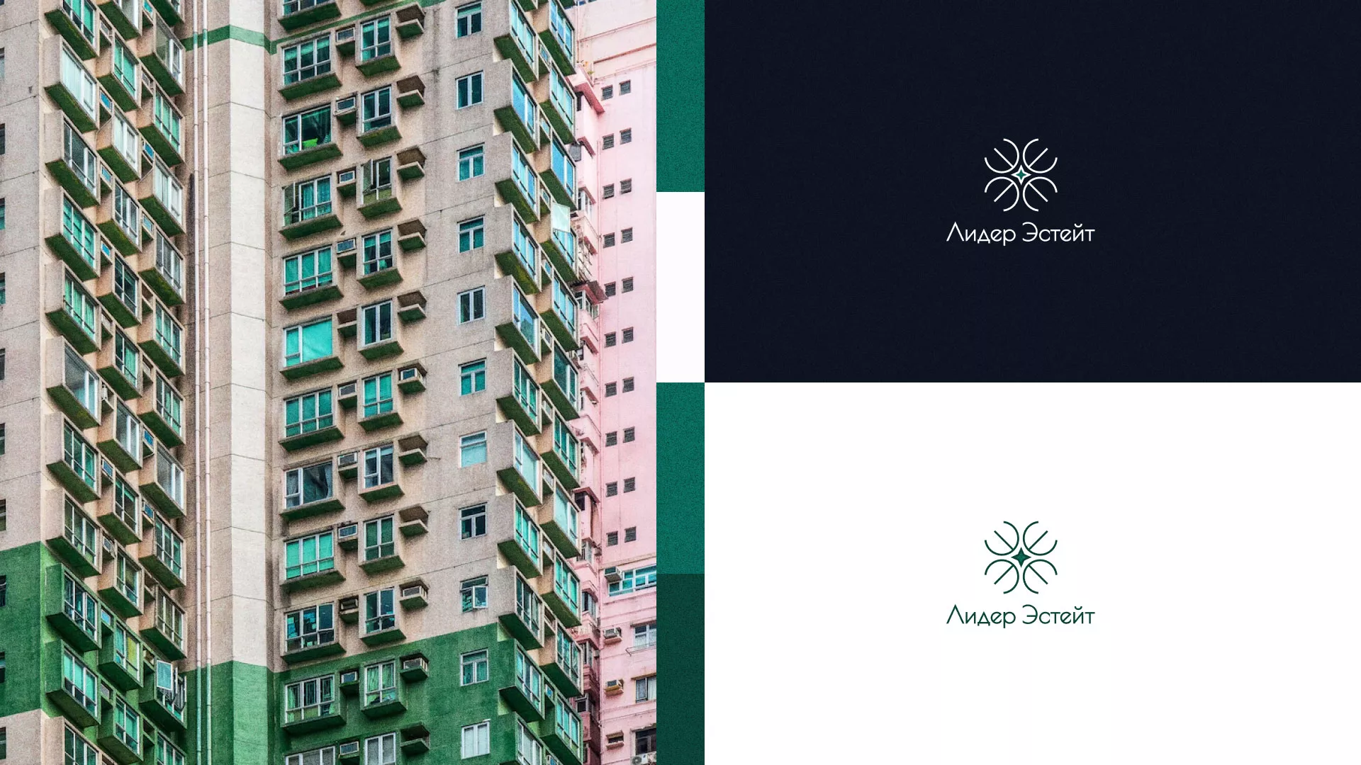 Создание логотипа компании «Лидер Эстейт» в Ивантеевке